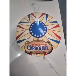 Hershey Hometown Series Canister 13 Hersheypark Carrousel Vintage Tin 1996 USA